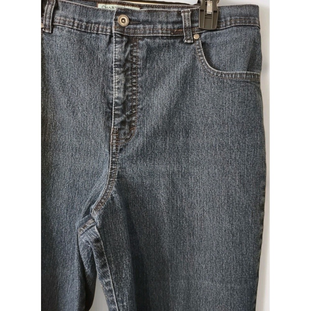 Charter Club Jeans 16 Womens Norm Core Dark Wash Straight Leg‎ Denim Pants Blue - Picture 7 of 9